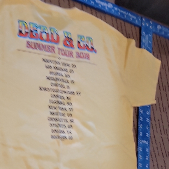 Grateful Dead Yellow Summer Tour Tee - Picture 12 of 13